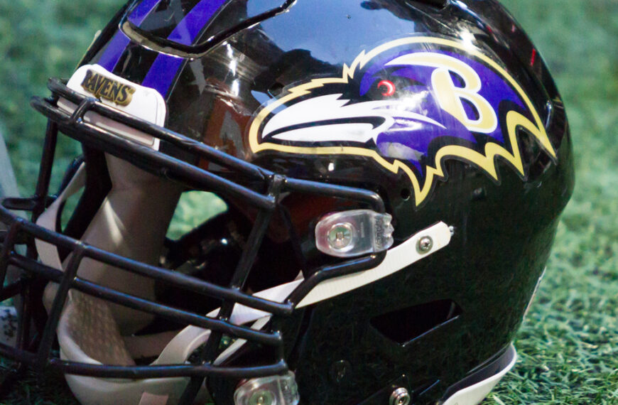 Baltimore Ravens helmet