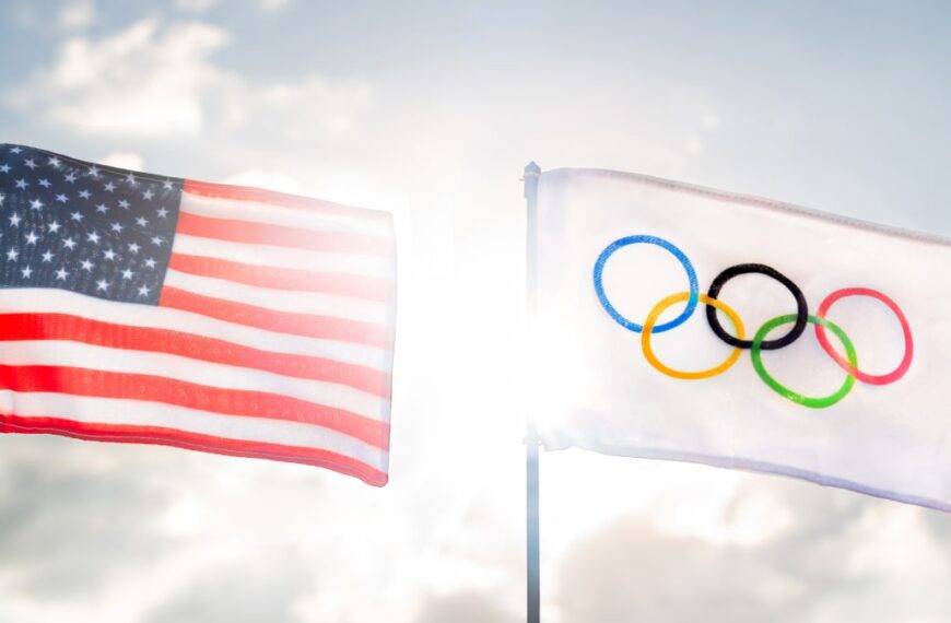 USA Summer Olympics flag