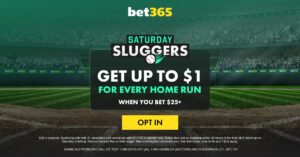 MLB Betting, Saturday Sluggers – Get $1 Bonus Bet for Every Home Run