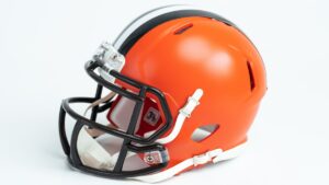 Cleveland Browns NFL American football helmet