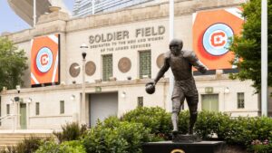 The Soldier Field home of NFL team the Chicago Bears