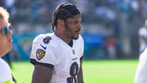 Baltimore Ravens' Lamar Jackson