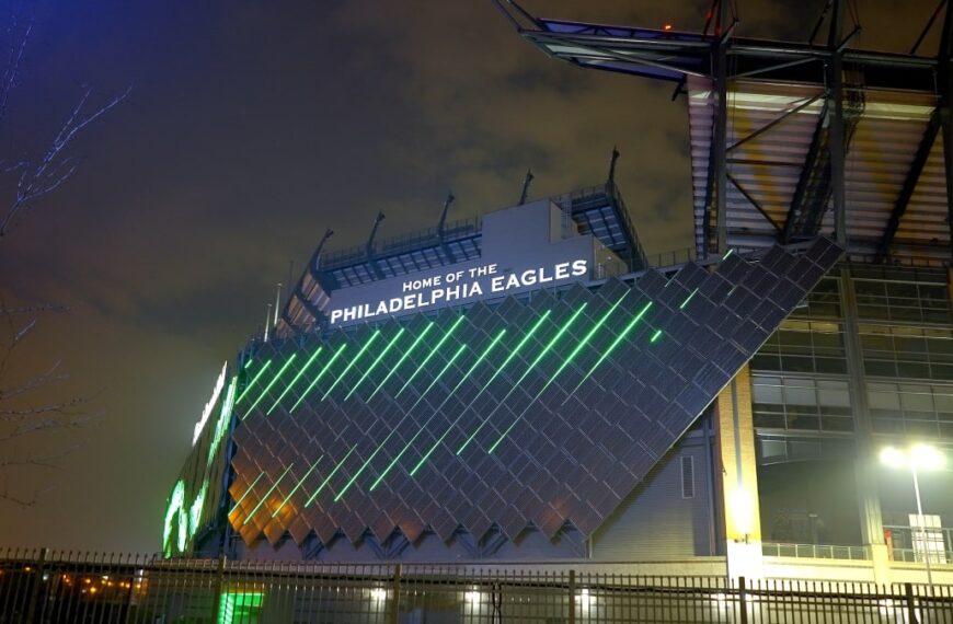 The Lincoln Financial Field stadium home of NFL team the Philadelphia Eagles