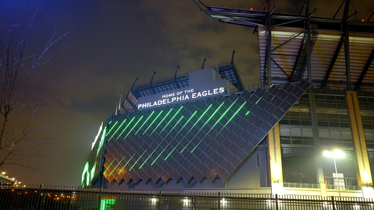 The Lincoln Financial Field stadium home of NFL team the Philadelphia Eagles