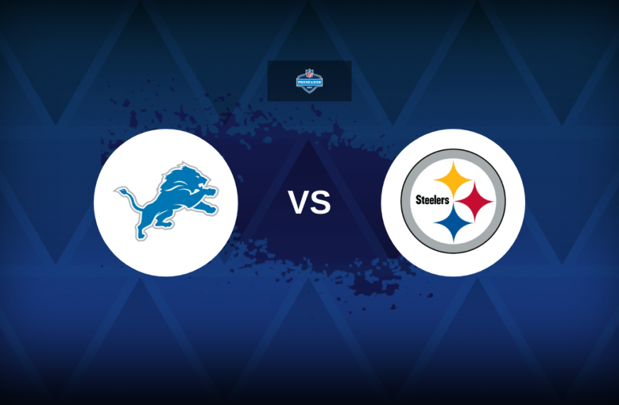 Pittsburgh Steelers vs Detroit Lions – Odds, Picks, Prediction and NFL Betting Promos