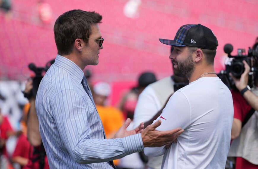 Tom Brady and Baker Mayfield