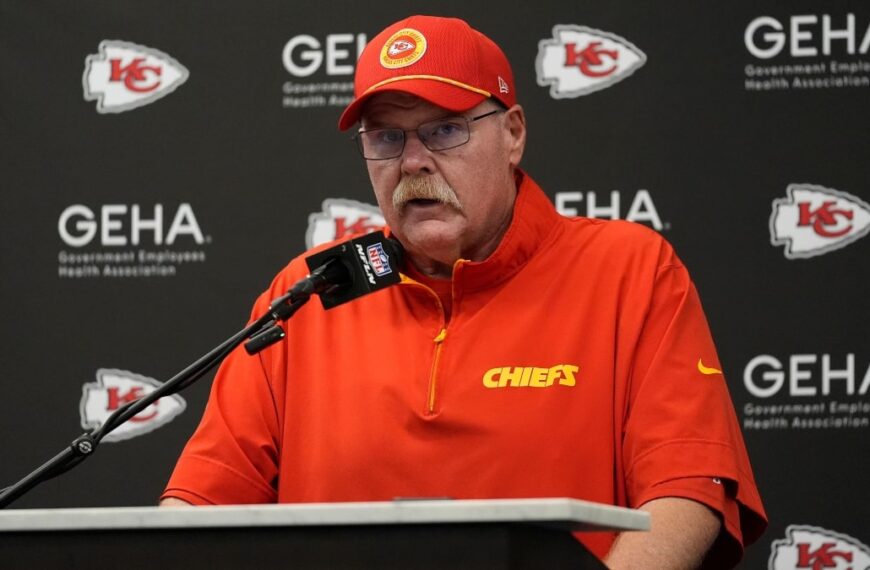 Kansas City Chiefs coach Andy Reid