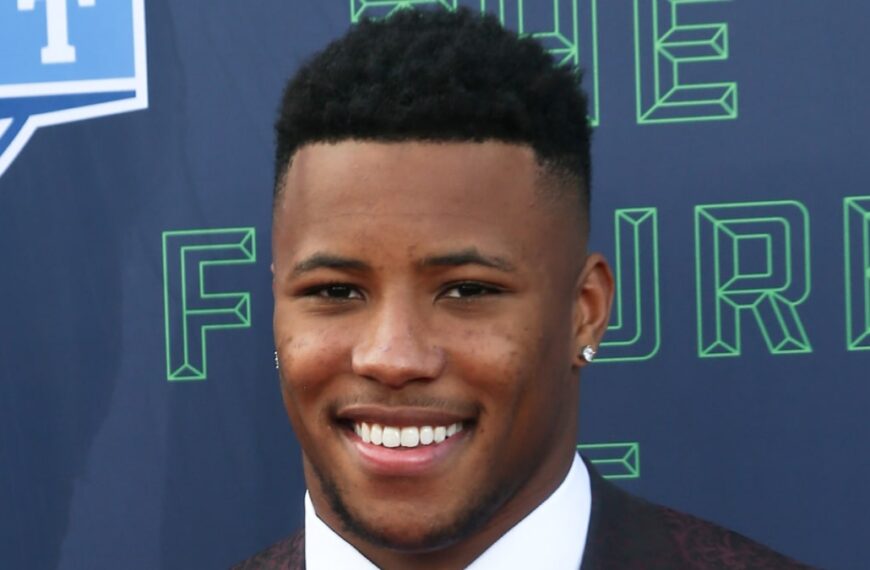 NFL player Saquon Barkley