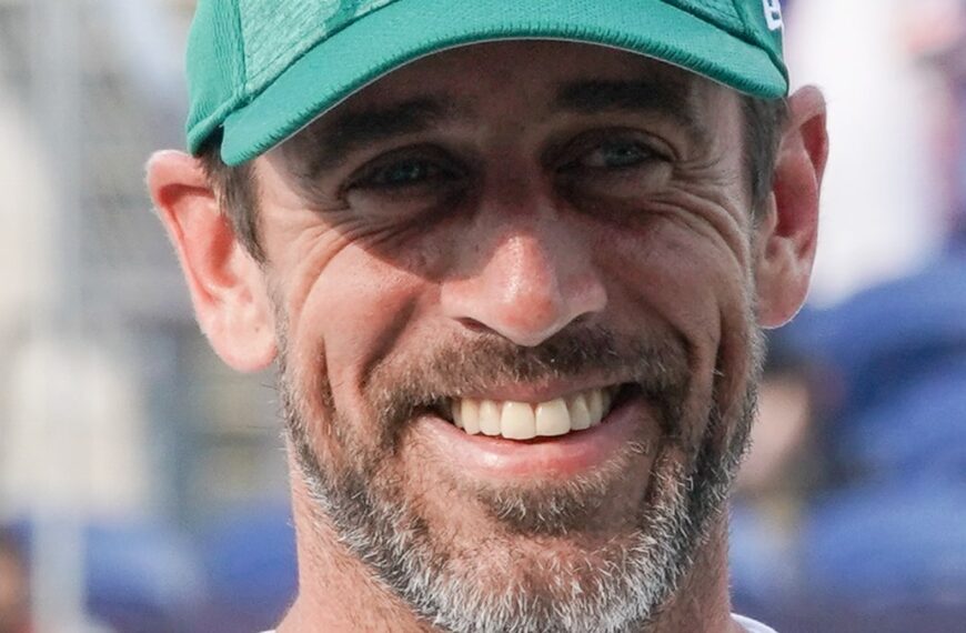 NFL player Aaron Rodgers