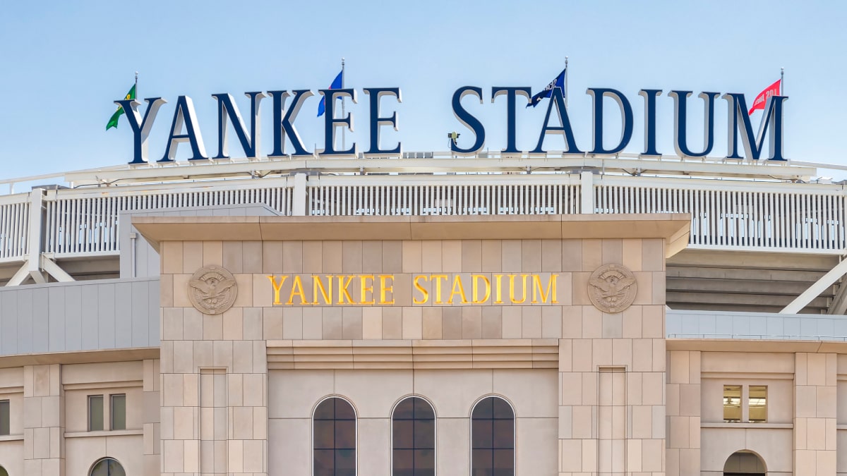 The Yankee Stadium home of MLB baseball team the New York Yankees