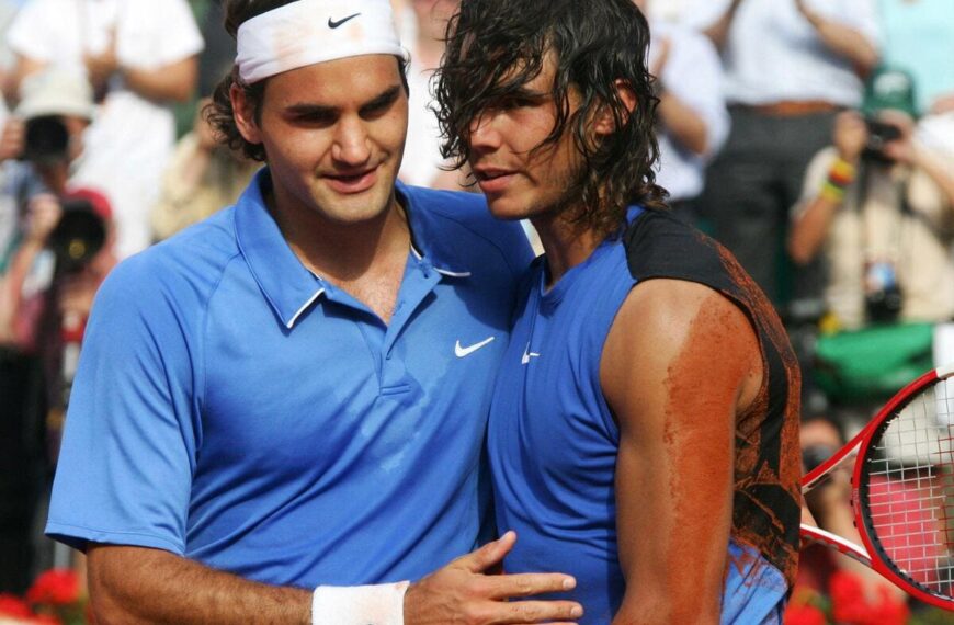 Roger Federer and Rafael Nadal