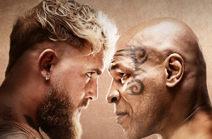 Jake Paul vs Mike Tyson Netflix poster