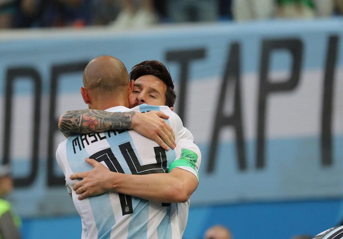 Mascherano and Messi