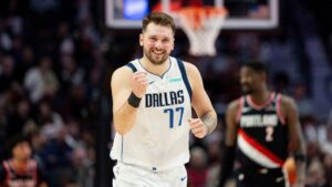 Luka Doncic of the Dallas Mavericks