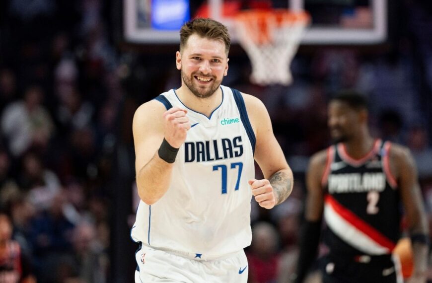 Luka Doncic of the Dallas Mavericks