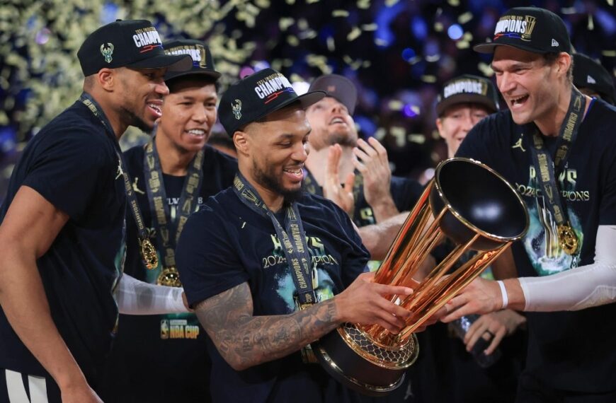 Milwaukee Bucks NBA Cup winners