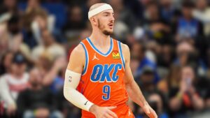 Alex Caruso of the Oklahoma City Thunder