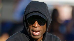 Colorado Buffaloes head coach Deion Sanders