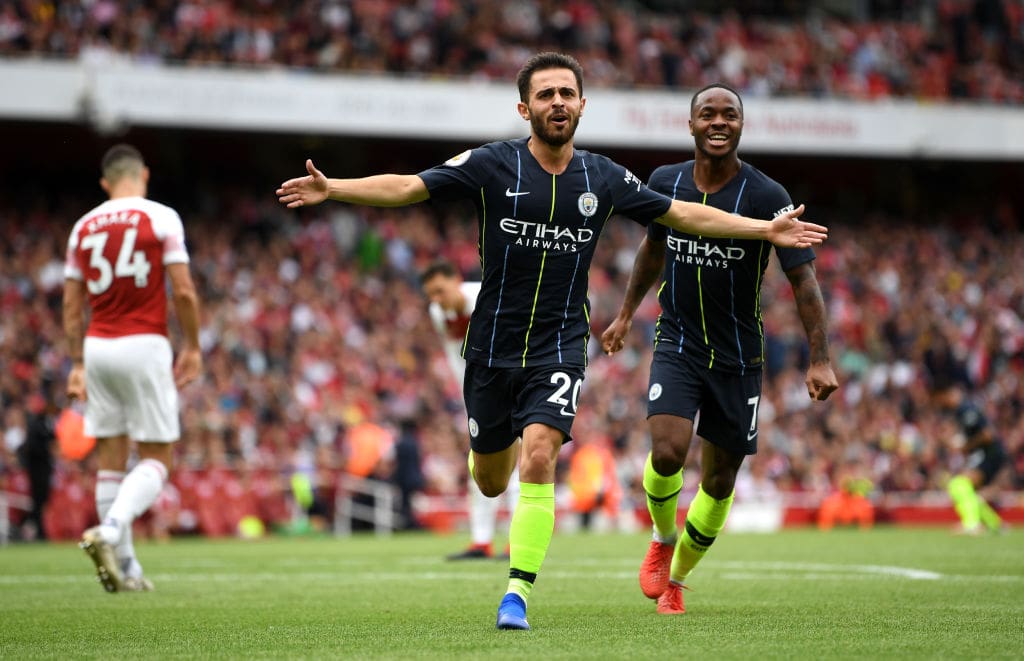 Bernardo Silva and Raheem Sterling