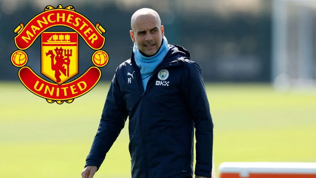 Pep Guardiola sends cheeky message to Manchester United