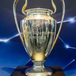 The Champions League football trophy