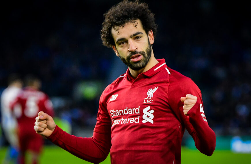 Liverpool football player Mo Salah