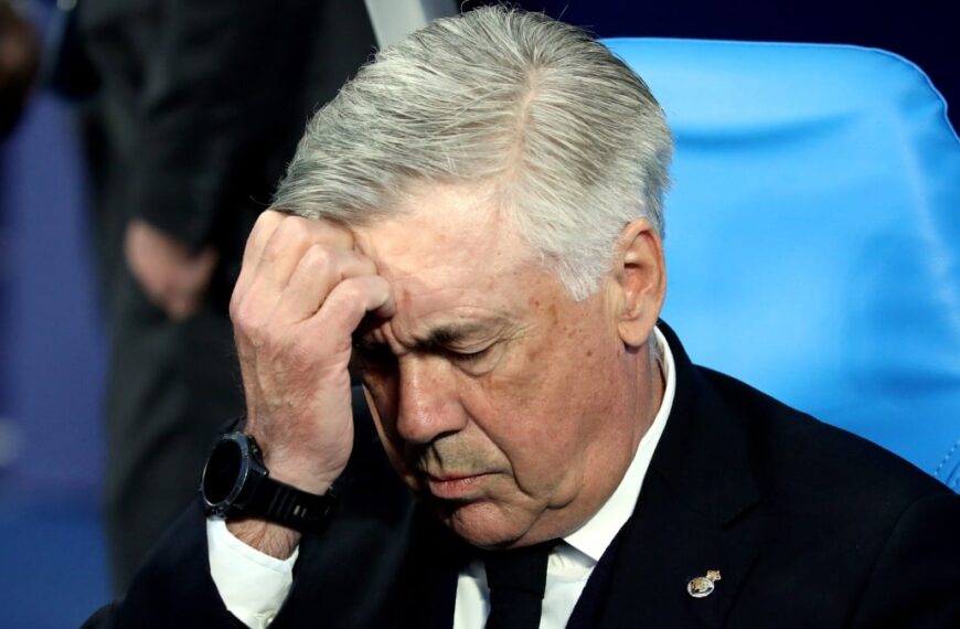 Real Madrid football manager Carlo Ancelotti