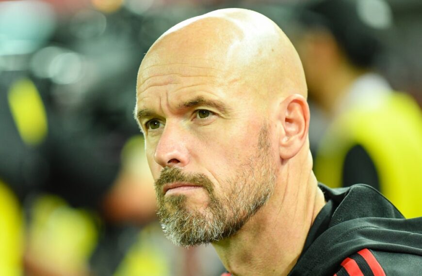 Manchester United football manager Erik ten Hag