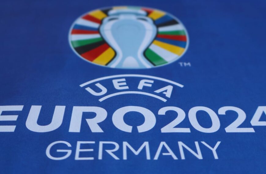 A photo of the Euro 2024 football logo