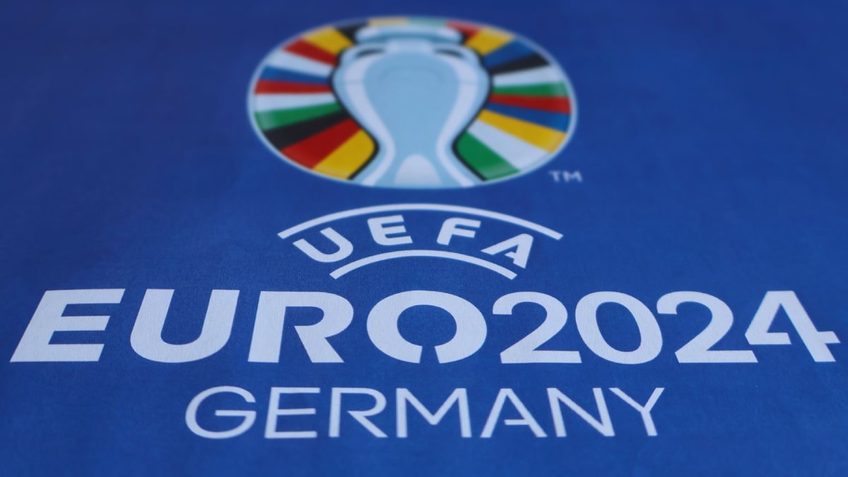 A photo of the Euro 2024 football logo