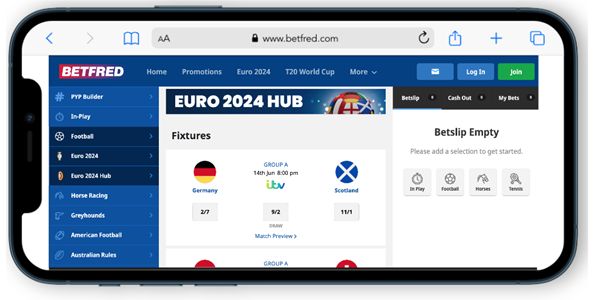 Betfred Mobile Image