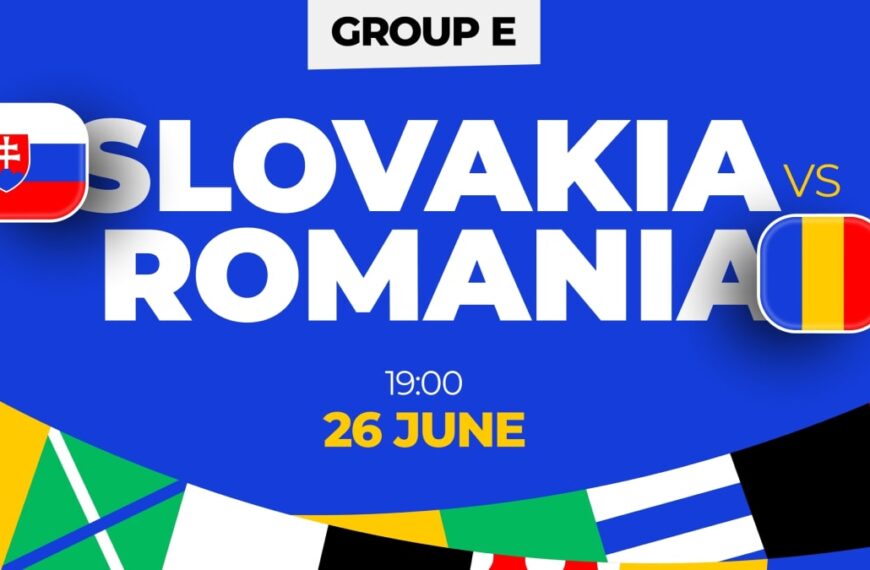 Slovakia and Romania football flags, badges and logos