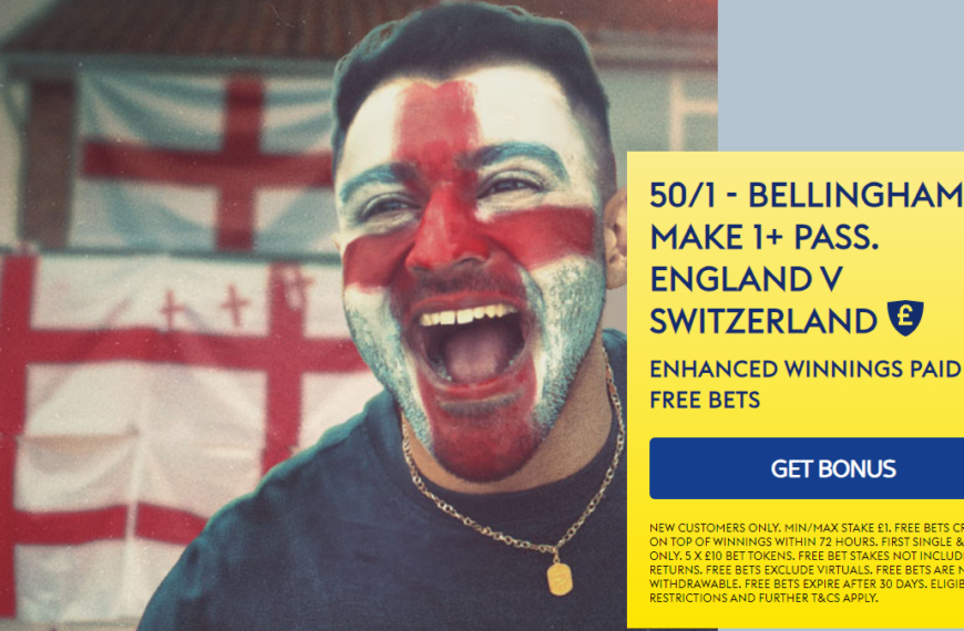 SkyBet England v Switzerland Offer