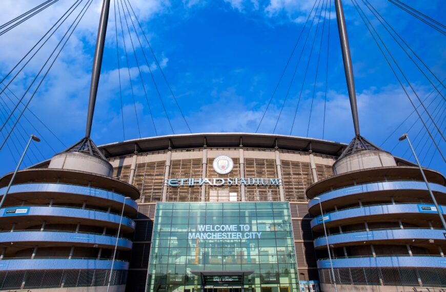 Manchester City Football Club's Etihad Stadium