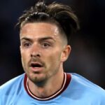 Jack Grealish playing football for Man City