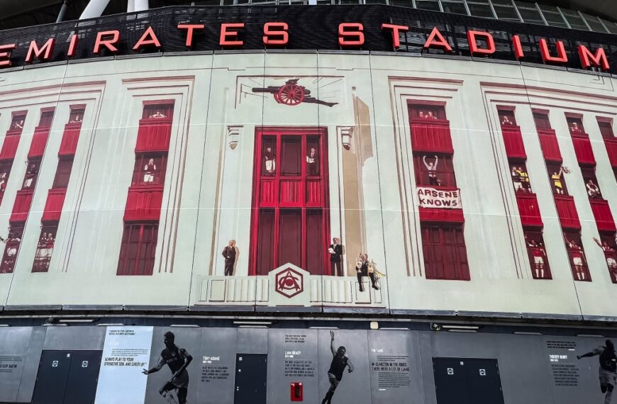 Arsenal football club's Emirates Stadium