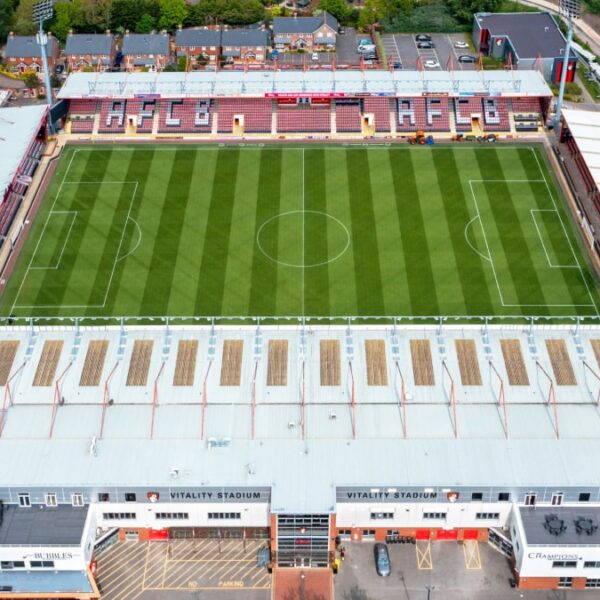 The Vitality Stadium home of Bournemouth Football Club