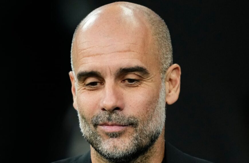 Manchester City football manager Pep Guardiola