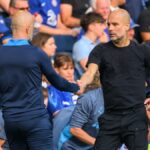 Pep Guardiola and Enzo Maresca