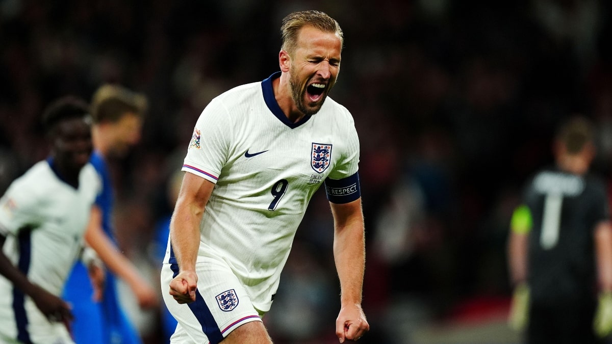 Captain Kane marks 100th cap with a brace