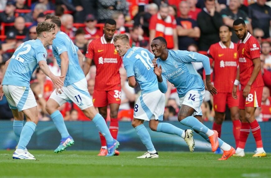 Callum Hudson-Odoi of Nottingham Forest