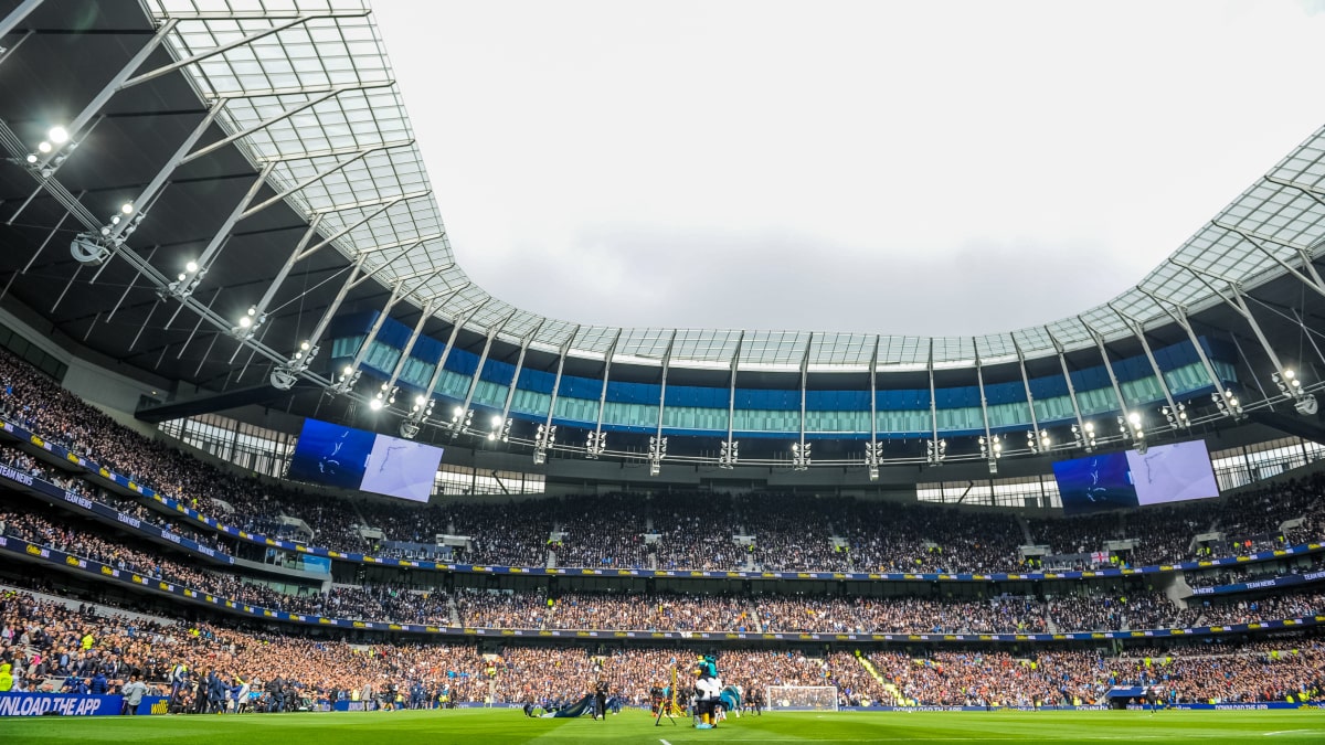 The Tottenham Hotspur Stadium home of the Premier League football team