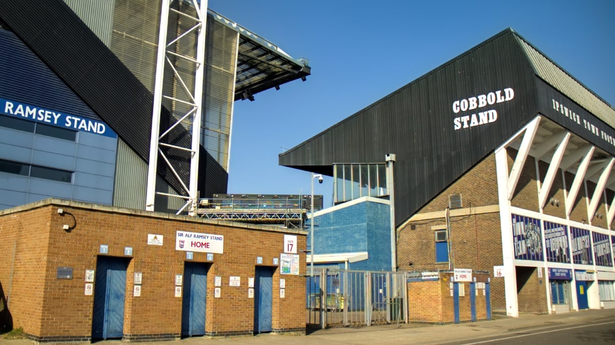 The Portman Road home of Ipswich Town Football Club