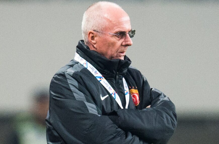 Late football manager Sven-Goran Eriksson