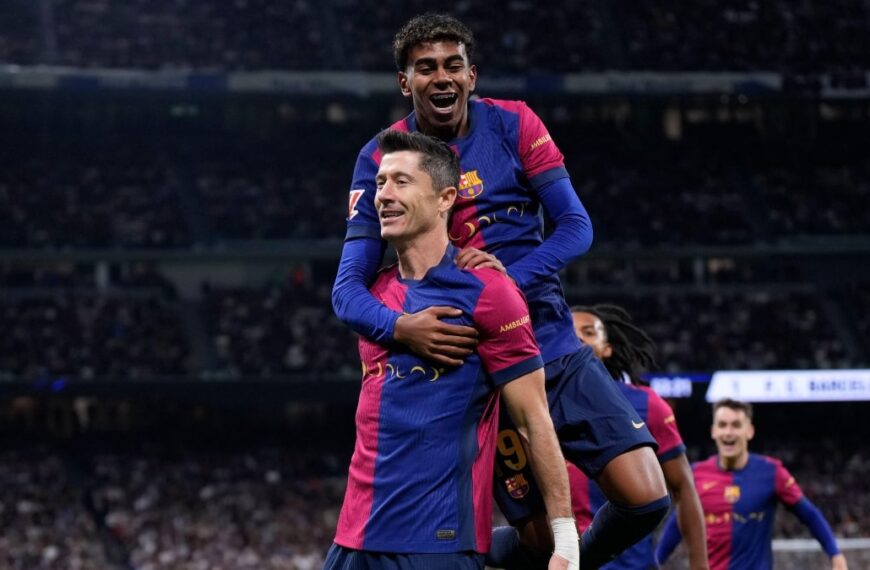 Real Madrid 0-4 Barcelona: Visitors end Los Blancos’ unbeaten run