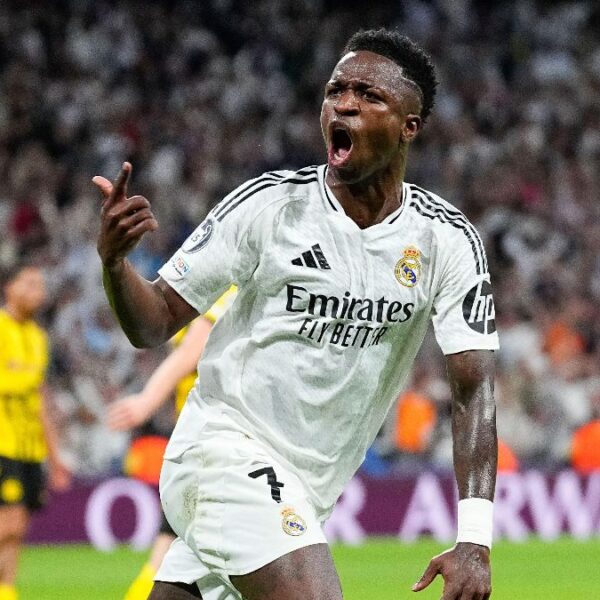 Champions League: Vinicius Jr scores hat-trick in Real Madrid comeback win over Dortmund