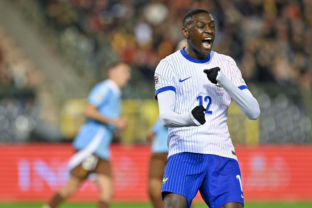 Kolo Muani’s double gives Les Bleus win