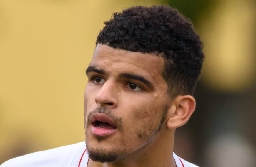 Dominic Solanke playing football