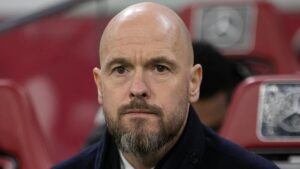 Manchester United football manager Erik ten Hag