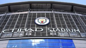 The Etihad Stadium of Manchester City Football Club